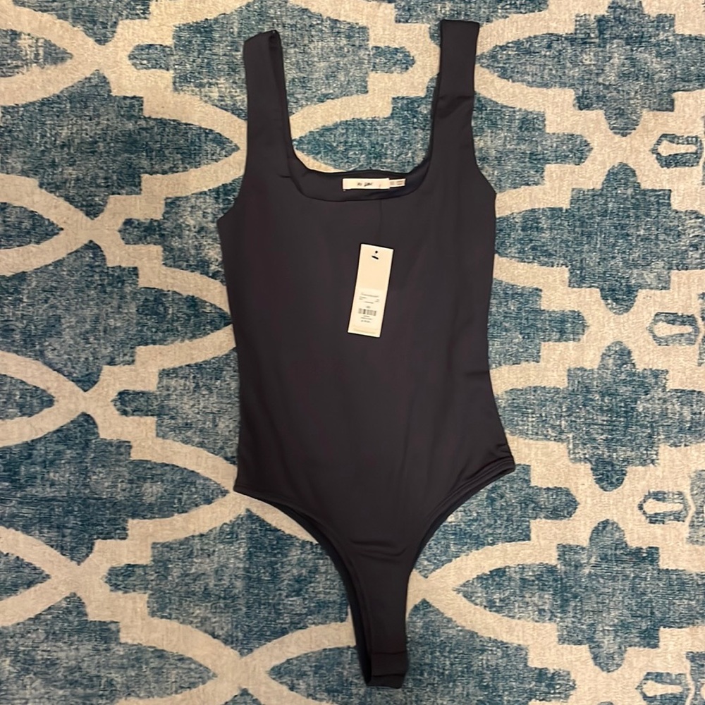 Navy blue bodysuit